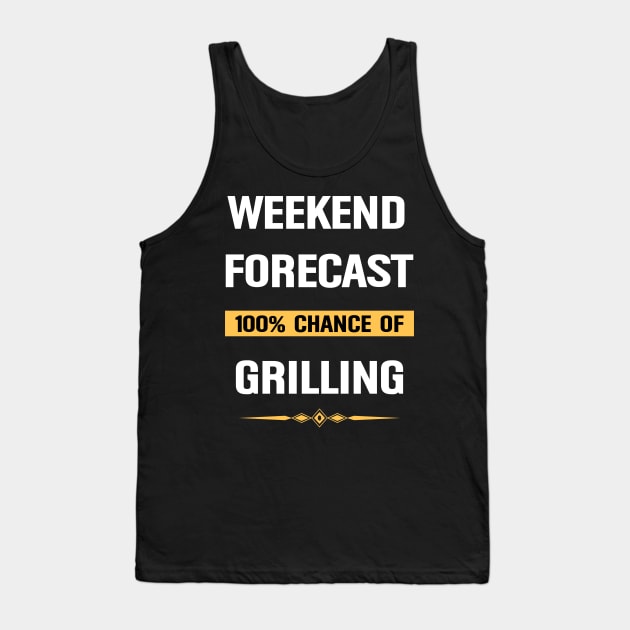 Weekend Forecast Grilling Tank Top by Happy Life